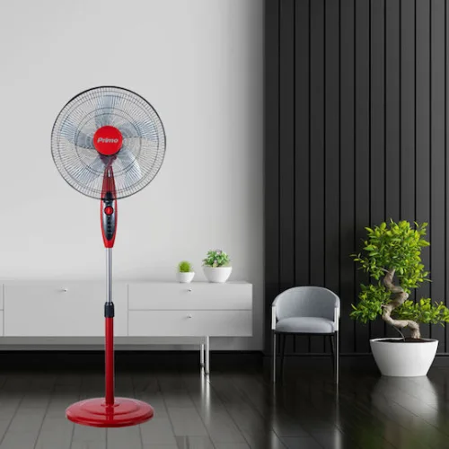 Primo Prsf-80643 Ανεμιστήρας Ορθοστάτης 50W Διαμέτρου 45cm ΚόκκινοςΚωδικός: 800643