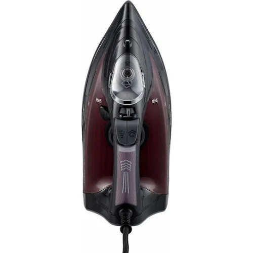 Σίδερο ατμού PRSI-40313 Primo Κεραμική πλάκα 3000W Anti-drip-Anti-calc-Auto shut-off Μαύρο-Μπορντώ