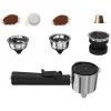 Primo PREM-40445 Μηχανή Espresso 1050W Πίεσης 20bar Ιβουάρ-Chrome 400445