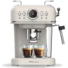 Primo PREM-40445 Μηχανή Espresso 1050W Πίεσης 20bar Ιβουάρ-Chrome 400445