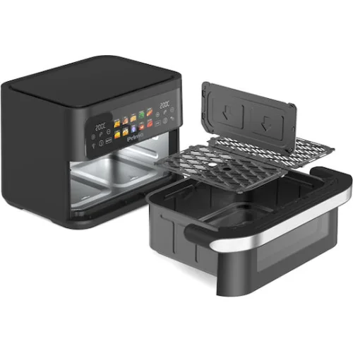 Primo PRAF-40530 Air Fryer με Διπλό Αποσπώμενο Κάδο 11lt Μαύρο