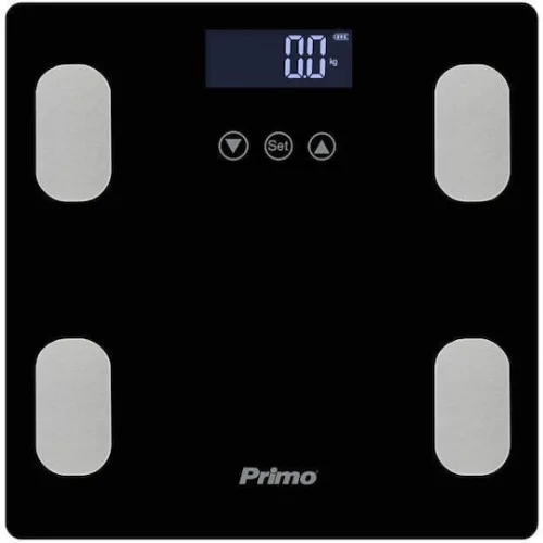 Primo Ψηφιακή Ζυγαριά 180kg με Λιπομετρητή Μαύρη 400465