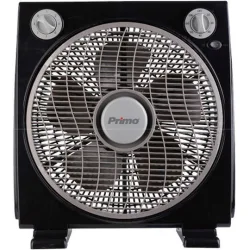 Ανεμιστήρας Box Fan PRBF-80556 Primo 12'' 30εκ. Μαύρος-Γκρι