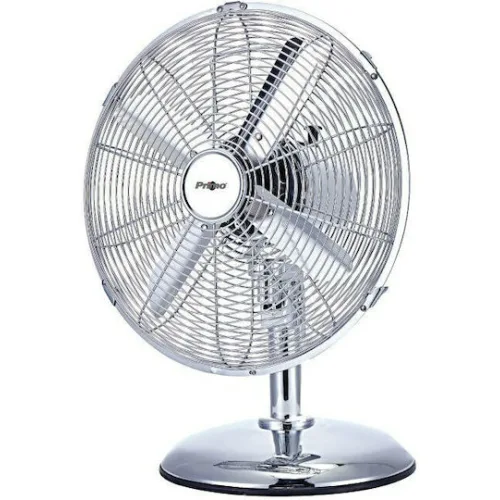 Primo PRΤF-80579 Επιτραπέζιος Ανεμιστήρας 40W Διαμέτρου 30cm ΑσημίΚωδικός: 800579
