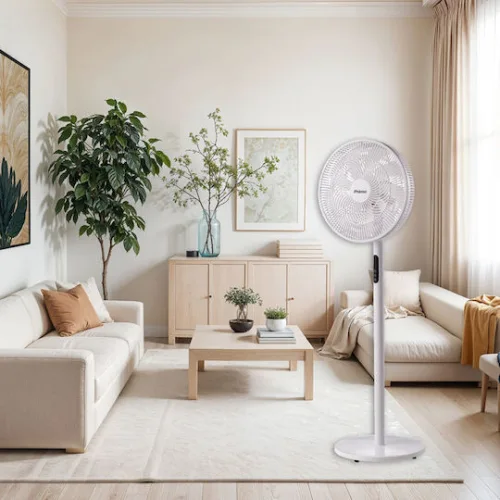 Primo Prsf-80645 Πολυμορφικός Ανεμιστήρας 50W Διαμέτρου 40.64cm με Τηλεχειριστήριο ΛευκόςΚωδικός: 800645