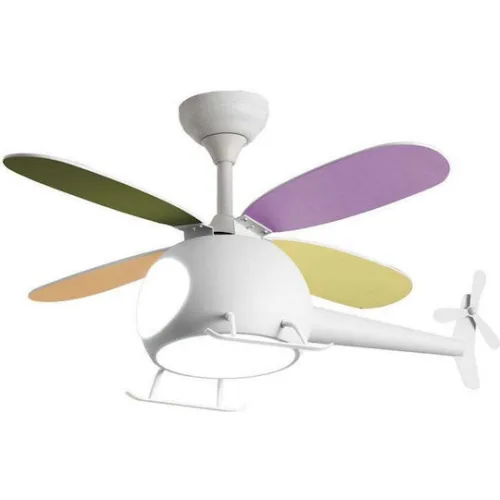 Primo Prcf-80679 Ανεμιστήρας Οροφής 98cm με Φως Πολύχρωμος / ΛευκόςΚωδικός: 800679