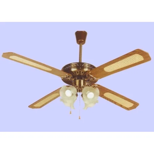 Primo PRCF-80279 Ανεμιστήρας Οροφής 130cm με Φως Καφέ / ΑσημίΚωδικός: 800279