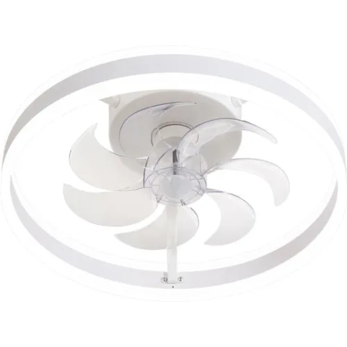 Ανεμιστήρας Οροφής PRCF-80609 Primo 20'' 50εκ. Με Τηλεχειριστήριο 1Φως LED 7 Φτερά Λευκός