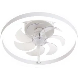 Ανεμιστήρας Οροφής PRCF-80609 Primo 20'' 50εκ. Με Τηλεχειριστήριο 1Φως LED 7 Φτερά Λευκός