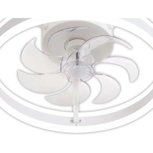 Ανεμιστήρας Οροφής PRCF-80609 Primo 20'' 50εκ. Με Τηλεχειριστήριο 1Φως LED 7 Φτερά Λευκός