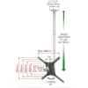 Barkan Βάση Τηλεόρασης Οροφής έως 45kg