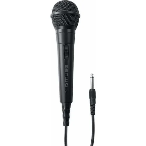 Muse Μικρόφωνο Karaoke Ενσύρματo MC-20B MC-20B Μαύρο