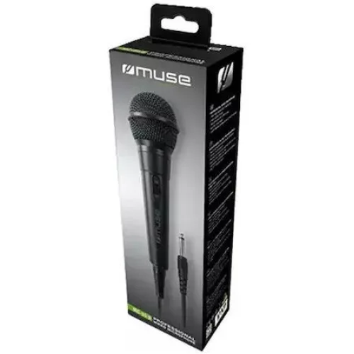 Muse Μικρόφωνο Karaoke Ενσύρματo MC-20B MC-20B Μαύρο