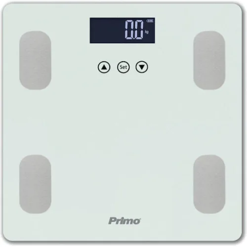Primo Ψηφιακή Ζυγαριά 180kg με Λιπομετρητή Λευκή 400464