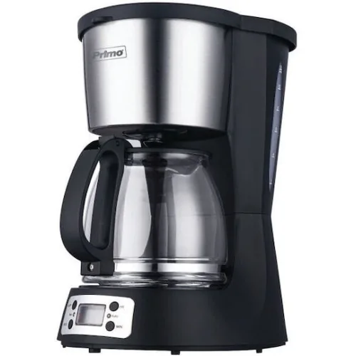Καφετιέρα φίλτρου PRCM-40250 Primo Digital Eco 1.5L 12φλ Μαύρη-Inox