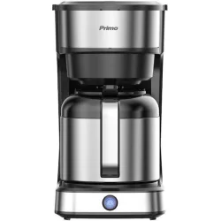 Καφετιέρα φίλτρου PRCM-40581 Primo με ανοξείδωτη κανάτα θερμός 1.2L 10φλ Μαύρη-Inox