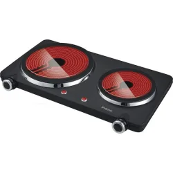 Κεραμική εστία Διπλή PRCP-40252 Primo 16.5εκ.-1000W + 22εκ.-1500W Μαύρη