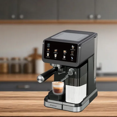 Primo PREM-40570 Μηχανή Espresso 1350W Πίεσης 20bar Μαύρη 400570
