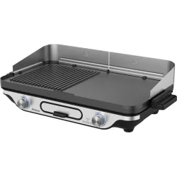 Μπάρμπεκιου PRBQ-40498 Primo Επιτραπέζιο 2400W Με κάλυμμα αέρα 52.2X30.4εκ. Μαύρο/Inox