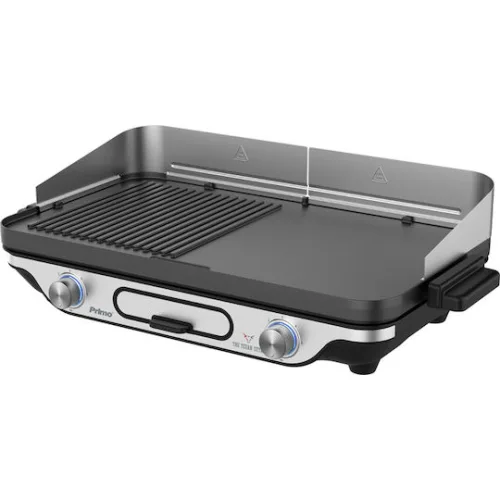 Μπάρμπεκιου PRBQ-40498 Primo Επιτραπέζιο 2400W Με κάλυμμα αέρα 52.2X30.4εκ. Μαύρο/Inox