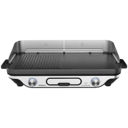 Μπάρμπεκιου PRBQ-40498 Primo Επιτραπέζιο 2400W Με κάλυμμα αέρα 52.2X30.4εκ. Μαύρο/Inox
