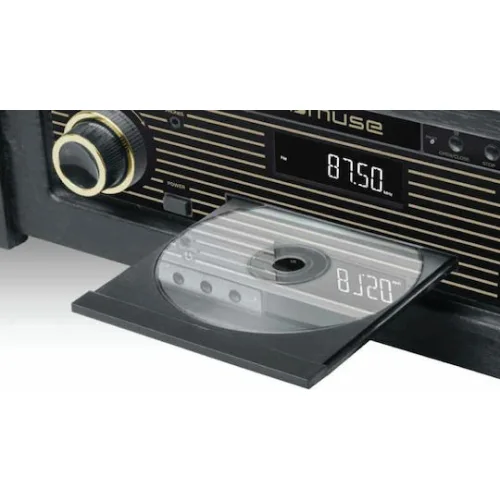 Muse MT-115W MT-115W Πικάπ με Προενίσχυση και Ενσωματωμένα Ηχεία Μαύρο