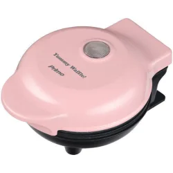 Βαφλιέρα mini PRWM-40546 Primo 500W Αντικολλητικές πλάκες, Ροζ