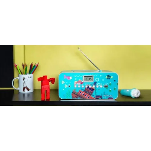 Muse M-29 Φορητό Ηχοσύστημα με CD / Ραδιόφωνο / MP3 / USB ΤιρκουάζΚωδικός: M-29KB