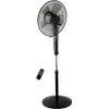 Primo PRSF-80505 Ανεμιστήρας Ορθοστάτης 60W Διαμέτρου 40cm με Τηλεχειριστήριο ΜαύροςΚωδικός: 800505
