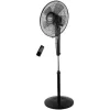 Primo PRSF-80505 Ανεμιστήρας Ορθοστάτης 60W Διαμέτρου 40cm με Τηλεχειριστήριο ΜαύροςΚωδικός: 800505