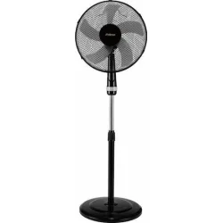 Ανεμιστήρας Ορθοστάτης 16'' 40CM PRSF-80448 Primo Μαύρος-Γκρι 5Φτερά 50W