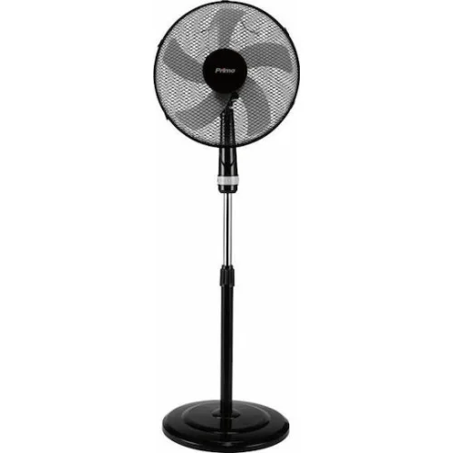 Primo PRSF-80448 Ανεμιστήρας Ορθοστάτης 50W Διαμέτρου 40cm ΜαύροςΚωδικός: 800448