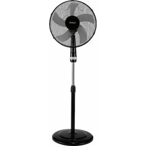 Primo PRSF-80448 Ανεμιστήρας Ορθοστάτης 50W Διαμέτρου 40cm ΜαύροςΚωδικός: 800448