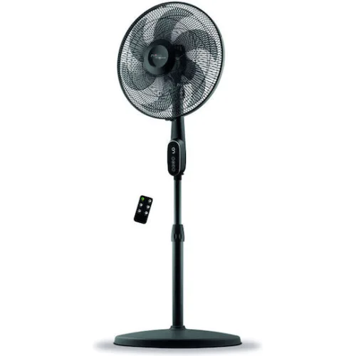Primo S1684 Ανεμιστήρας Ορθοστάτης 40W Διαμέτρου 40.64cm με Τηλεχειριστήριο ΜαύροςΚωδικός: 800734
