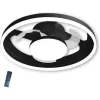 Primo PRCF-80725 Πλαφονιέρα 50.8cm με Φως ΜαύρηΚωδικός: 800725