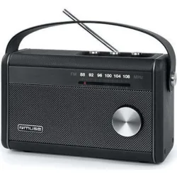 Ραδιόφωνο M-098BT MUSE Μπαταρίας-Ρεύματος με Bluetooth Μαύρο