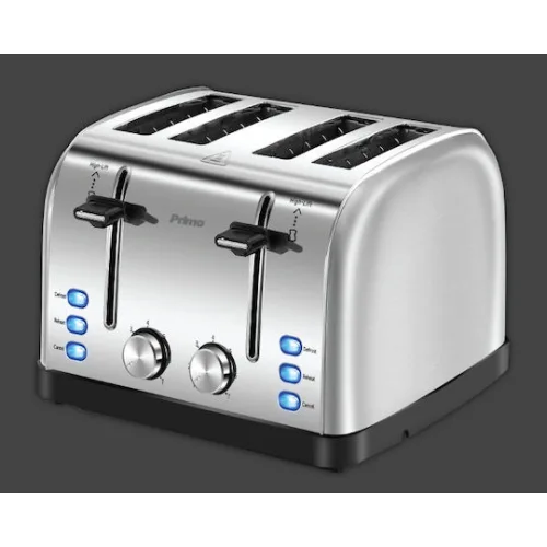 Primo PRST-40454 Φρυγανιέρα 4 Θέσεων 1900W InoxΚωδικός: 400454