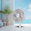 Primo PRTF-80708 Επιτραπέζιος Ανεμιστήρας 50W Διαμέτρου 40.64cm ΛευκόςΚωδικός: 800708