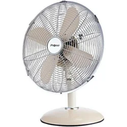 Ανεμιστήρας Επιτραπέζιος PRΤF-80577 Primo 12'' 30εκ. Μεταλλικός Κρεμ