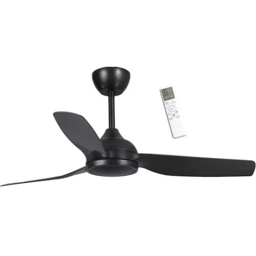 Ανεμιστήρας Οροφής PRCF-80730 PRIMO 52'' 132εκ. Με Τηλεχειριστήριο 3Φτερά IP66 Μαύρος