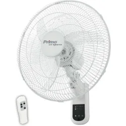 Ανεμιστήρας Τοίχου 15833R Primo 18'' 45εκ. Με Τηλεχειριστήριο Λευκός
