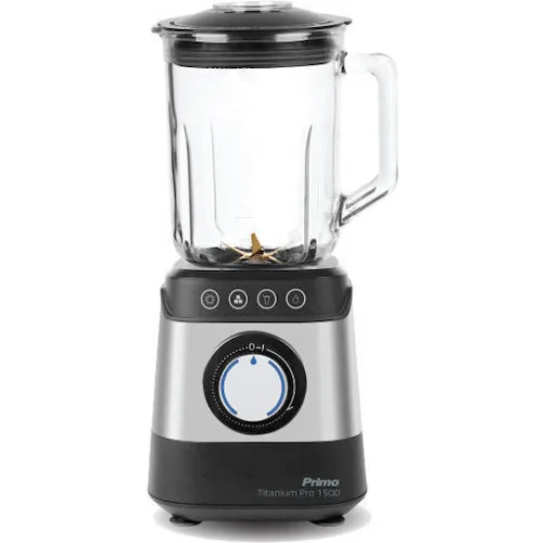 Primo PRBL-40502 Μπλέντερ με Γυάλινη Κανάτα 1.8 lt 1500W Μαύρο