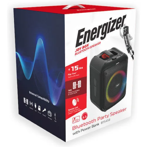 Energizer Ηχείο BTS458 Μαύρο
