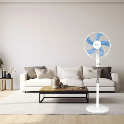 Primo PRSF-80447 Ανεμιστήρας Ορθοστάτης 50W Διαμέτρου 40cm ΛευκόςΚωδικός: 800447