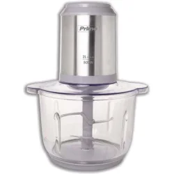 Πολυκόπτης PRFC-40486 500W 2L με γυάλινο μπωλ inox/γκρι