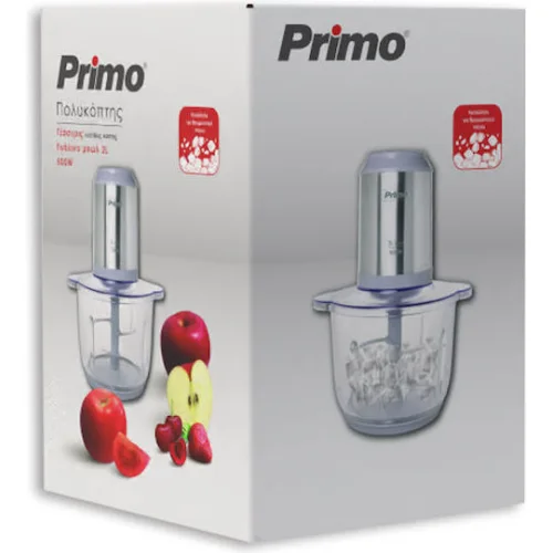 Primo PRFC-40486 Πολυκόπτης Multi 500W με Δοχείο 2lt InoxΚωδικός: 400486