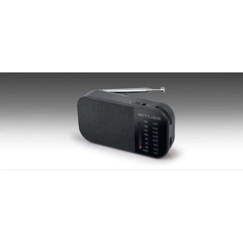 Muse M-025 R Ραδιοφωνάκι Μπαταρίας Μαύρο Black