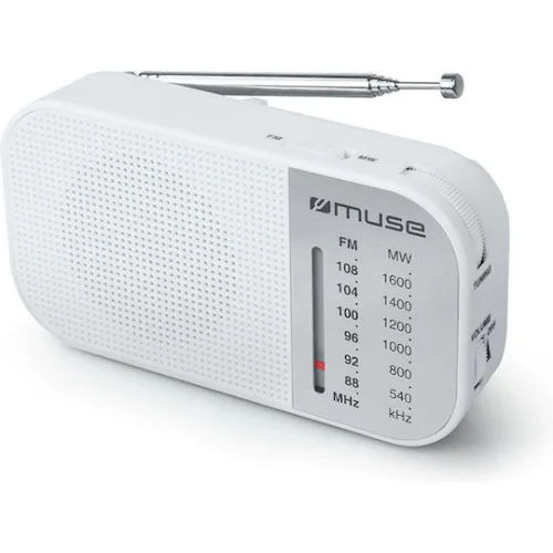 Muse M-025 RW Φορητό Ραδιόφωνο Μπαταρίας Λευκό