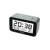 Alfaone Alfa One Επιτραπέζιο Ψηφιακό Ρολόι LCD με Ξυπνητήρι Μαύρο 42-0063