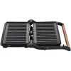 Τοστιέρα Panini PRPT-40492 Primo Αντικολλητικές πλάκες 1000W Wooden-Μαύρη